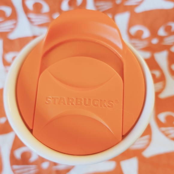 Starbucks Team Pumpkin Spice Latte travel ceramic mug. Perfect shape 2016 10oz - Picture 6 of 9